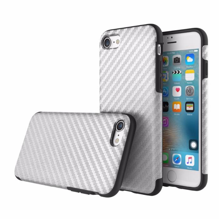 UTGATT5 - Rock flexicase skal till iPhone 7/8/SE 2020 - Silver