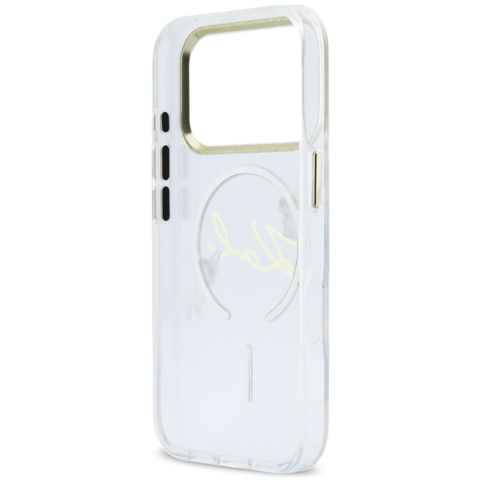 KARL LAGERFELD - Karl Lagerfeld iPhone 17 Pro Max Mobilskal Magsafe IML Choupettes Karl Script