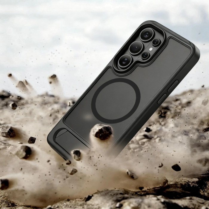 Tech-Protect - Tech-Protect Mobilskal För Galaxy S26 Ultra Magsafe Magrack - Matt Svart