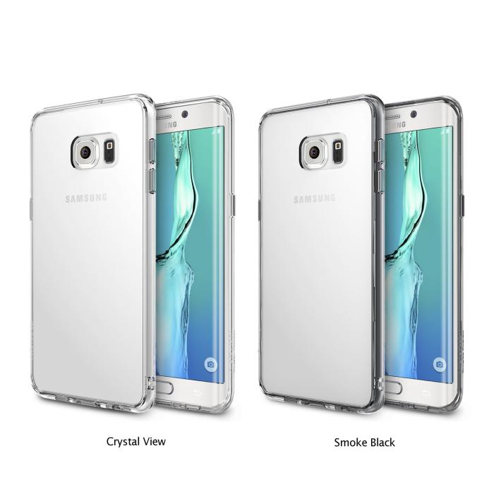 Rearth - Ringke Fusion Shock Absorption Skal till Samsung Galaxy S6 Edge Plus - Grå