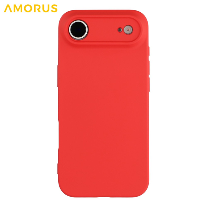 Amorus - AMORUS iPhone Air Mobilskal Precise Cutouts TPU Fiber - Röd