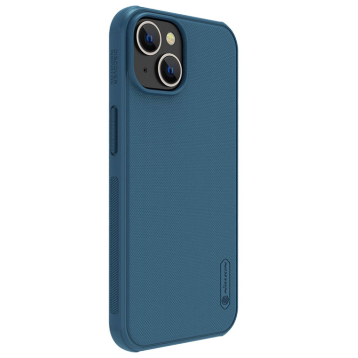 Nillkin - Nillkin iPhone 14 Plus Skal Super Frosted Shield Pro - Blå