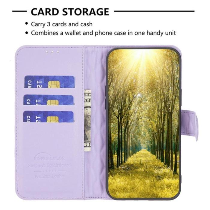 A-One Brand - Nothing Phone 1 Plånboksfodral BINFEN Color Flip - Lila