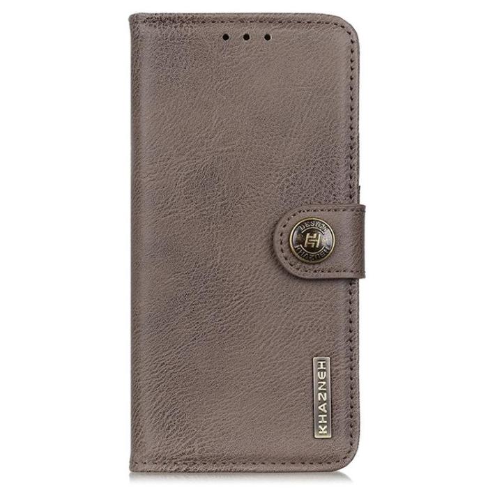 KHAZNEH - KHAZNEH Sony Xperia 5 IV Plånboksfodral PU-Läder - Grå