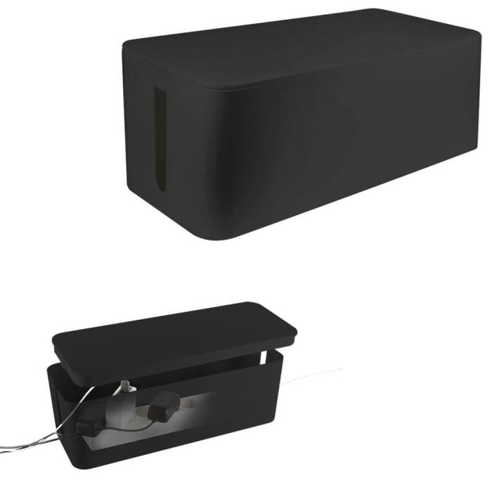 LogiLink - LogiLink Kabelbox - Kabelgömma L Svart