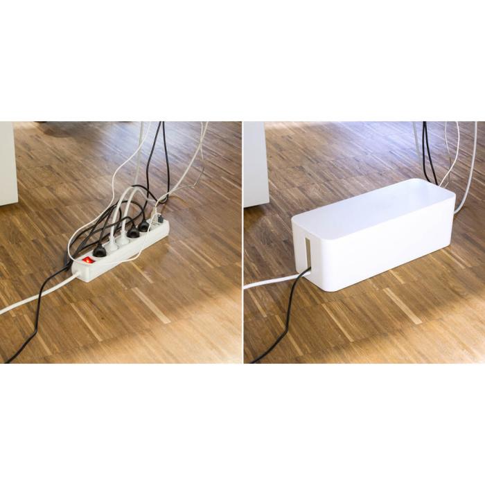 LogiLink - LogiLink Cable box - Kabelgömma L Vit