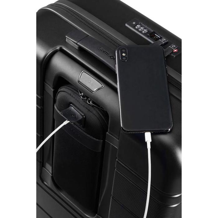 UTGATT - Samsonite Resväska Spinner Slide Out Pouch 55cm - Svart