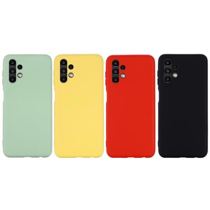 OEM - Galaxy A13 4G Skal Liquid Silicone - Svart