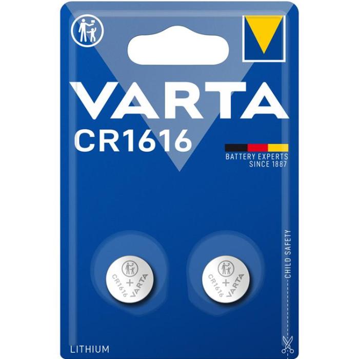 VARTA - Varta CR1616 2-pack Lithium Knappcellsbatteri 3V