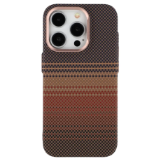 A-One Brand - iPhone 15 Pro Max Mobilskal Magsafe Kevlar Aramid Fiber - Guld