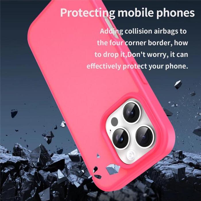 A-One Brand - iPhone 16 Pro Max Mobilskal Skin Touch Matte - Rosa