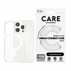 PanzerGlass - CARE PanzerGlass iPhone 15 Pro Mobilskal MagSafe Urban Combat - Vit
