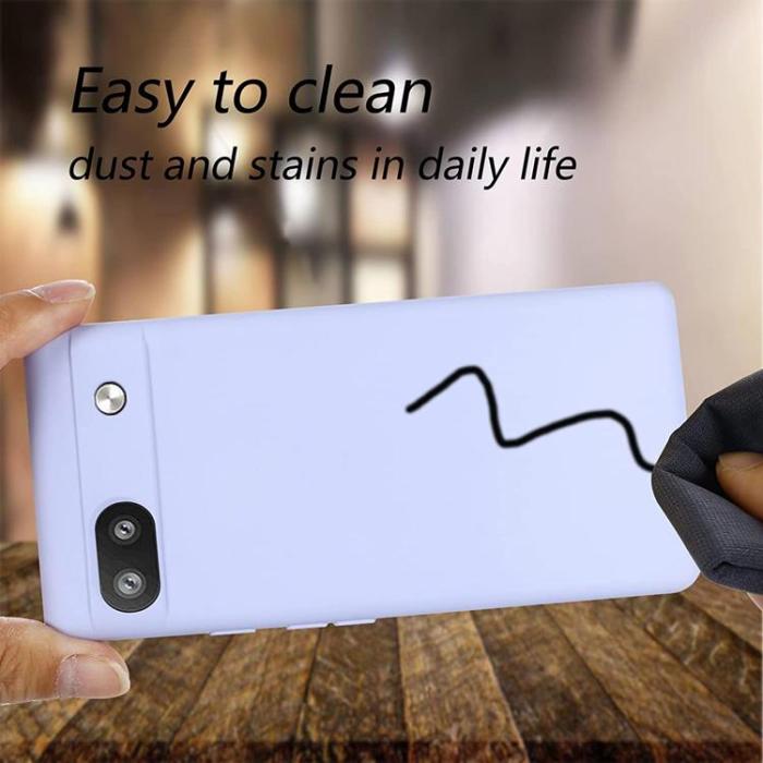 A-One Brand - Google Pixel 6a Skal Liquid Silicone - Lila