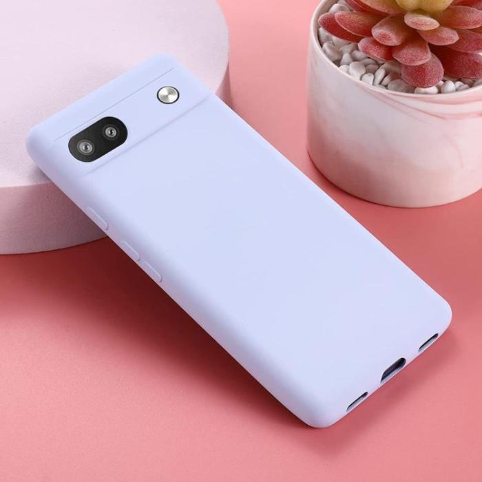 A-One Brand - Google Pixel 6a Skal Liquid Silicone - Lila