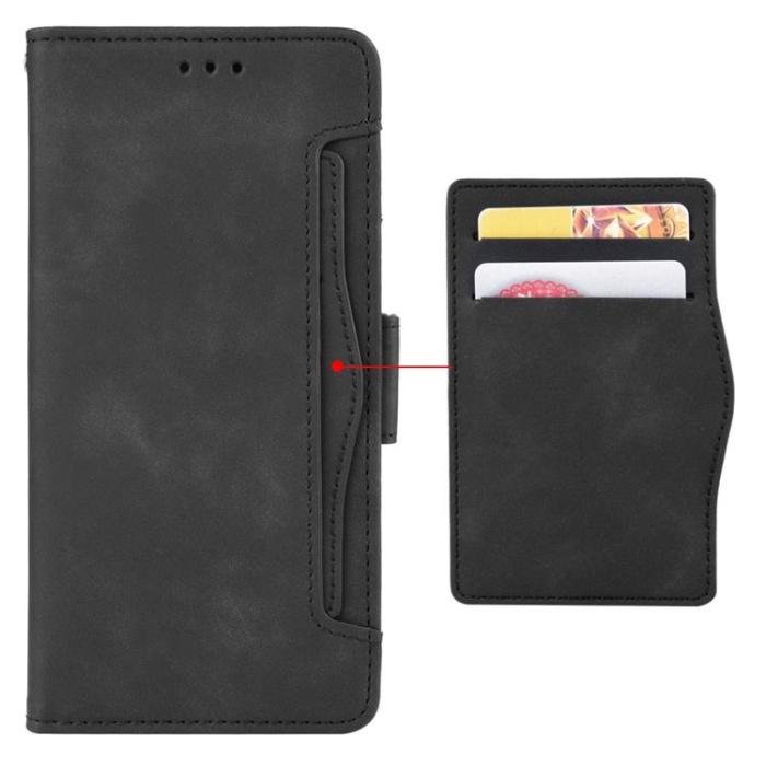 A-One Brand - OnePlus 10T 5G Plånboksfodral PU Läder Flip - Svart