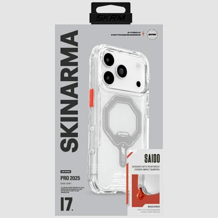 Skinarma - Skinarma iPhone 17 Pro Mobilskal MagSafe Saido - Transparent