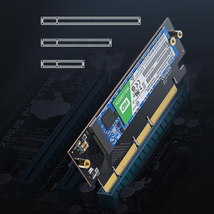 Ugreen - Ugreen Expansion Kortadapter PCIe 4.0 x16 to M.2 NVMe M-Key