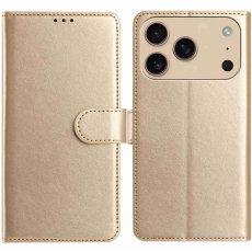 A-One Brand - iPhone 17 Pro Max Plånboksfodral Folio - Guld