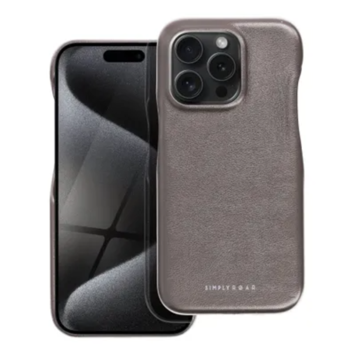 OEM - iPhone 12 Mobilskal Roar Look - Grå