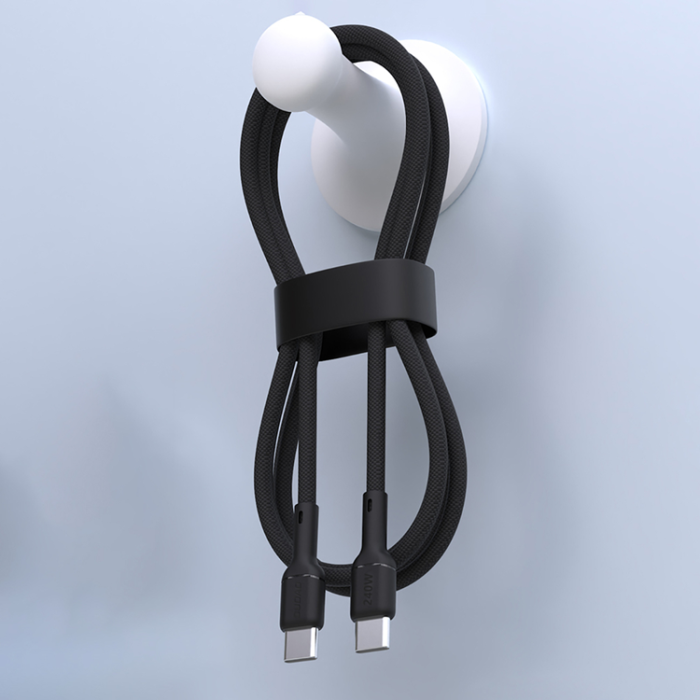Dudao - Dudao USB-C till USB-C kabel 240W 1.2m L9C Max - Svart