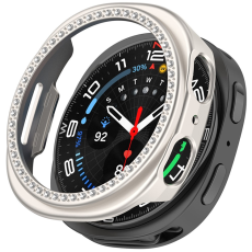 A-One Brand - Galaxy Watch 8 (44mm) Skal Rhinestone Decor Hollow