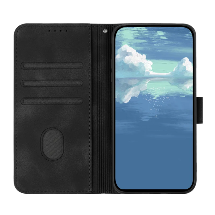 A-One Brand - iPhone 17 Pro Max Plånboksfodral Line - Svart