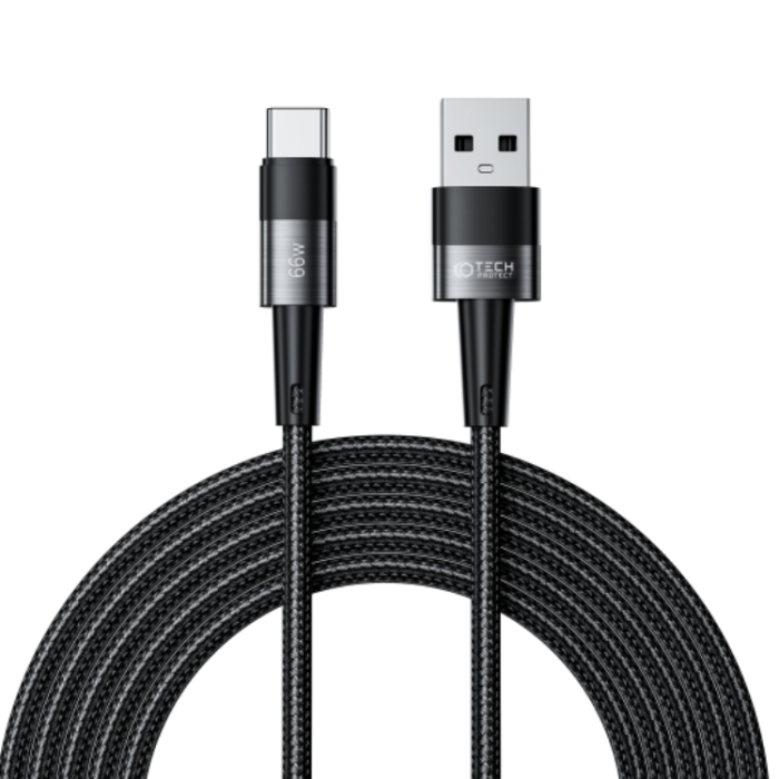 UTGATT - Tech Protect USB-C till USB-A kabel Ultraboost 3m - Grå
