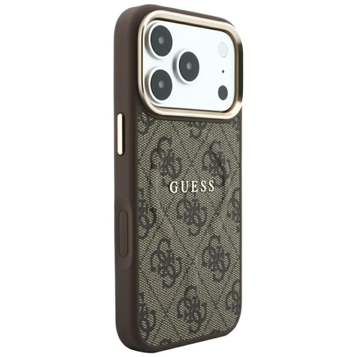 Celly - Guess iPhone 18 Pro Max/17 Pro Max Mobilskal MagSafe Embossed 4G Ring Classic