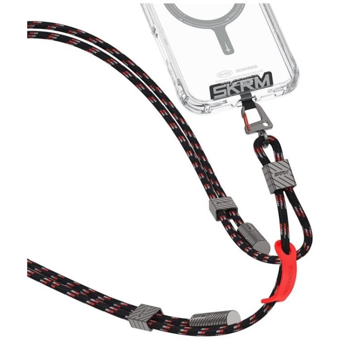 Skinarma - Skinarma 2in1 USB-C Till USB-C Kabel Lanyard Dyno Ve - Svart
