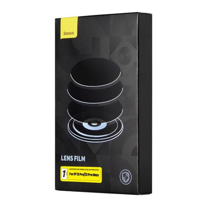 BASEUS - Baseus iPhone 13 Pro Max/13 Pro Kameralinsskydd i Härdat Glas