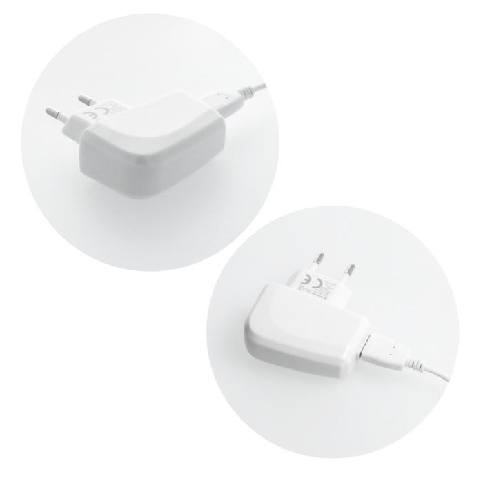 Blue Star - Travel Charger till iPhone 5/6/6s/7/8/X Blue Star Lite Vit