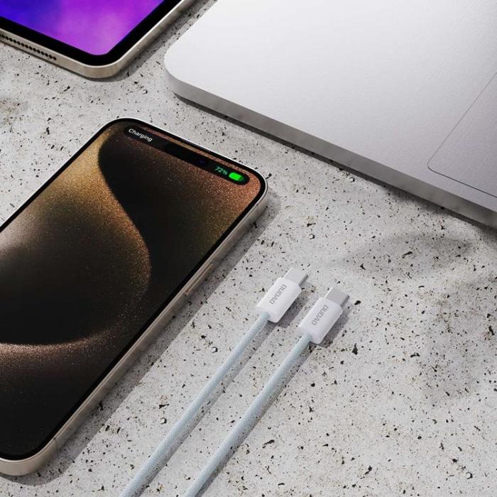 Dudao - Dudao L6C USB-C till USB-C kabel PD 60W 1m - Ljusblå