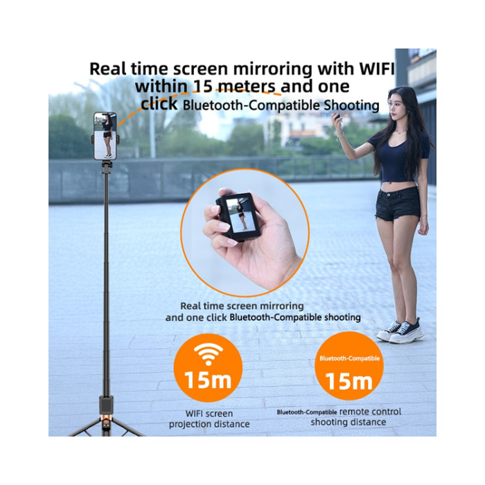 OEM - Selfie-Skärm För Mobil Bakre kamera Trådlös Bildvisning CL07