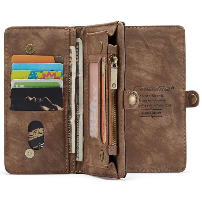 Caseme - CASEME 2-in-1 Plånboksfodral Samsung Galaxy A53 5G Detachable - Brun
