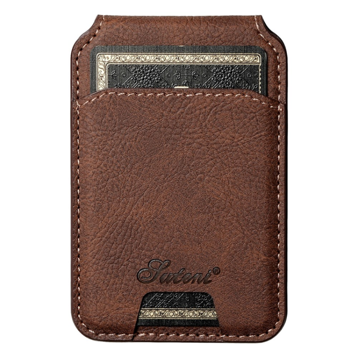 SUTENI - SUTENI iPhone 17 Air Mobilskal MagSafe Kickstand H16 - Brun