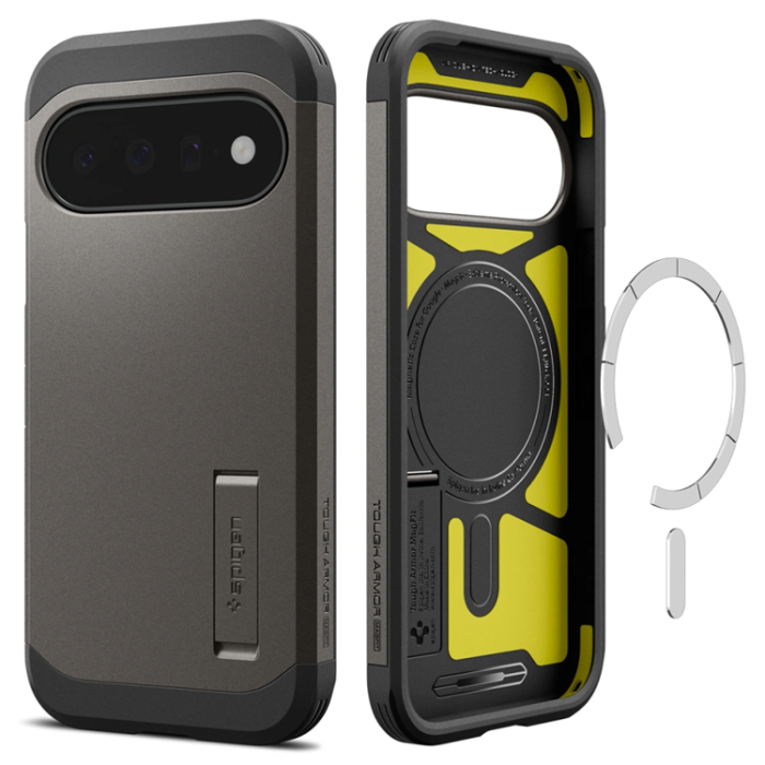 Spigen - Spigen Mobilskal För Google Pixel 11 Magsafe Tough Armor - Gunmetal