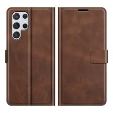 OEM - Flip Folio Fodral Galaxy S22 Plus - Coffee