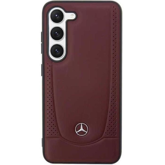 Mercedes - Mercedes Galaxy S23 Skal Läder Urban Bengale - Röd