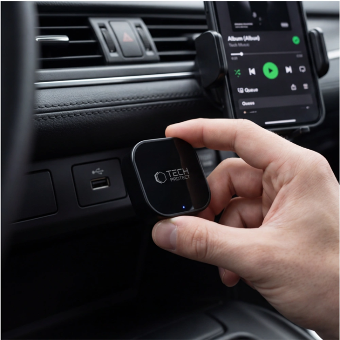 Tech-Protect - Tech-Protect Auto Adapter USB Bluetooth Ultraboost CA01 - Svart