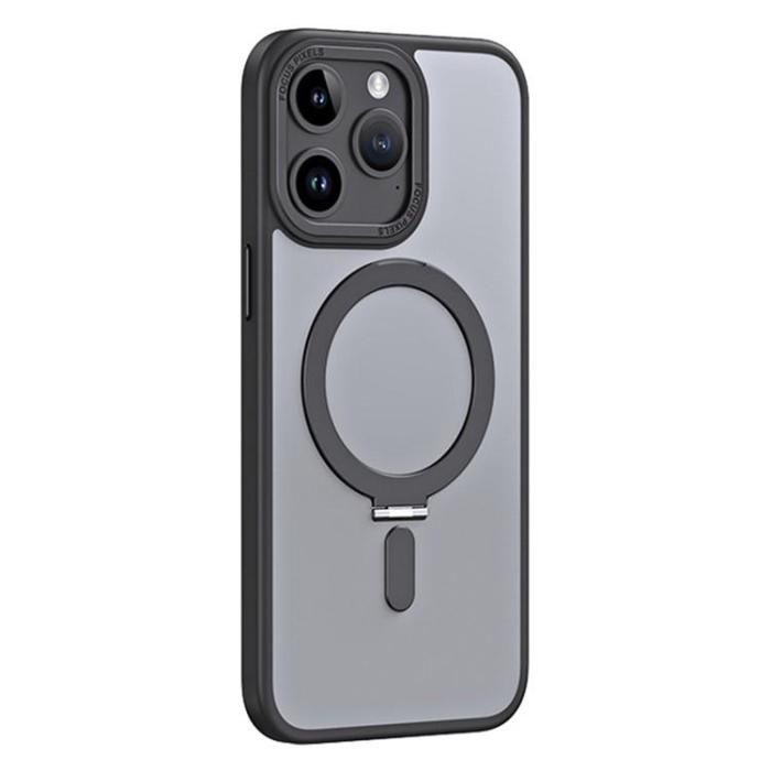 OEM - iPhone 15 Pro Max Mobilskal Magsafe Kickstand - Svart