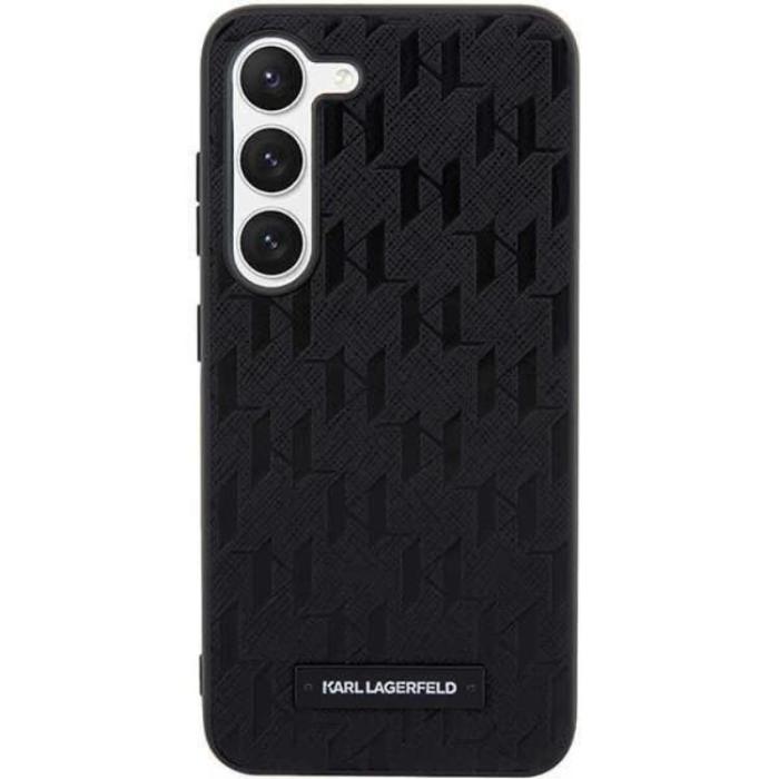 KARL LAGERFELD - Karl Lagerfeld Galaxy S23 Plus Skal Saffiano Mono Metal Logo - Svart