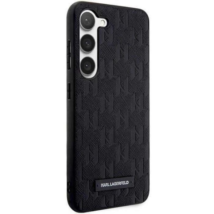 KARL LAGERFELD - Karl Lagerfeld Galaxy S23 Plus Skal Saffiano Mono Metal Logo - Svart