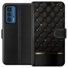 Gustaf - Pl&aring;nboksfodral till Motorola Edge 20 Pro med Luxury Opulence
