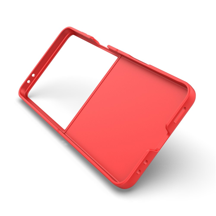 A-One Brand - Galaxy Z Flip 7 Mobilskal Anti-Drop TPU Rugged - Röd