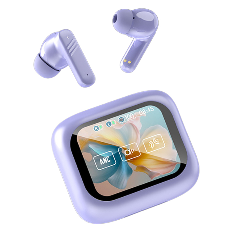 Trådlösa Bluetooth-Hörlurar In-Ear ANC + ENC Smart LX-50 (Lila) | 5566 | AlltMobil
