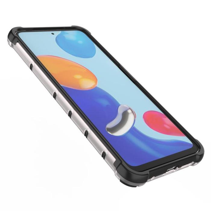 OEM - Xiaomi Redmi Note 11/11S Skal Honeycomb Armored - Blå