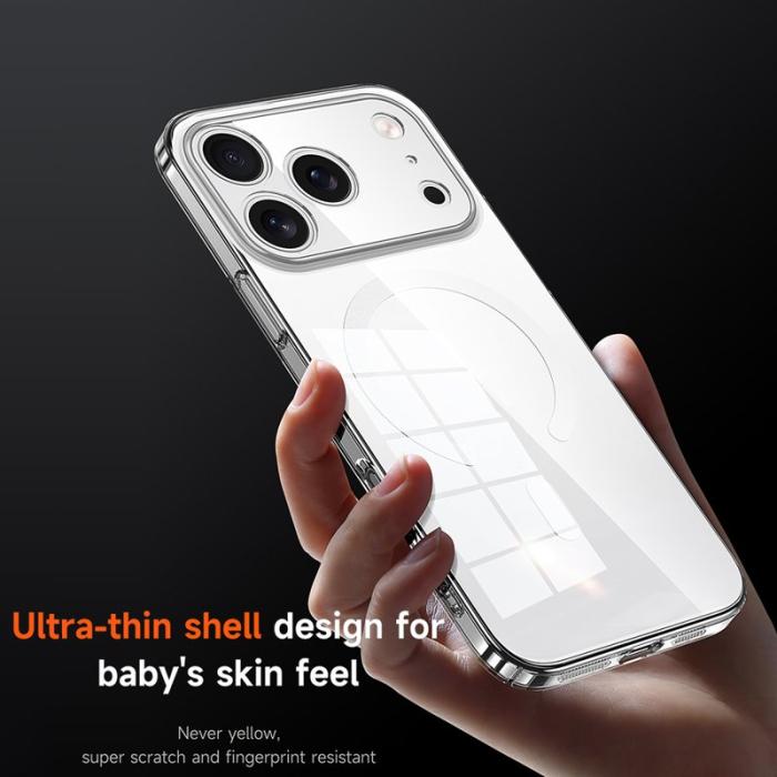 SULADA - SULADA Mobilskal till iPhone 17 Pro MagSafe Hård PC Kristallklar Transparent