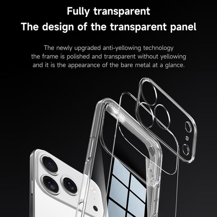 SULADA - SULADA Mobilskal till iPhone 17 Pro MagSafe Hård PC Kristallklar Transparent