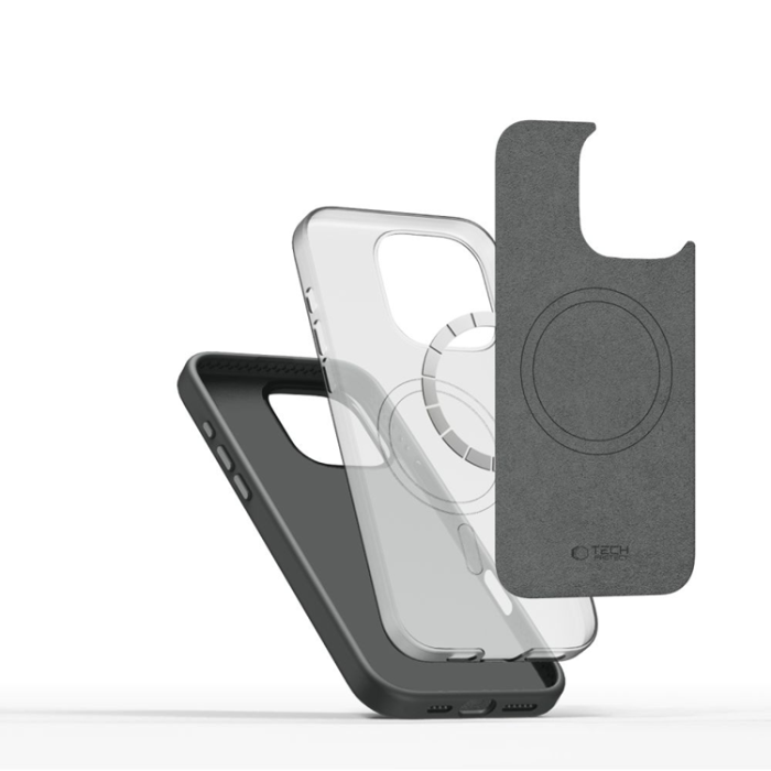 Tech-Protect - Tech-Protect iPhone 16 Pro Mobilskal Magsafe Pure Silikon - Clay