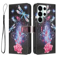 OEM - Pl&aring;nboksfodral f&ouml;r Samsung Galaxy S26 Ultra M&ouml;nstertryck Konstl&auml;der - Dragonfly